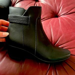 Clark’s leather booties